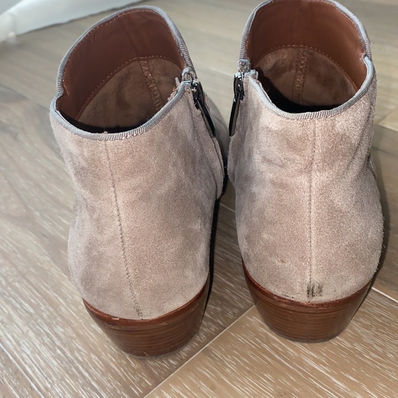 Sam Edelman Petty Suede Ankle Booties in Putty Womens Size 8.5 - Picture 5 of 10